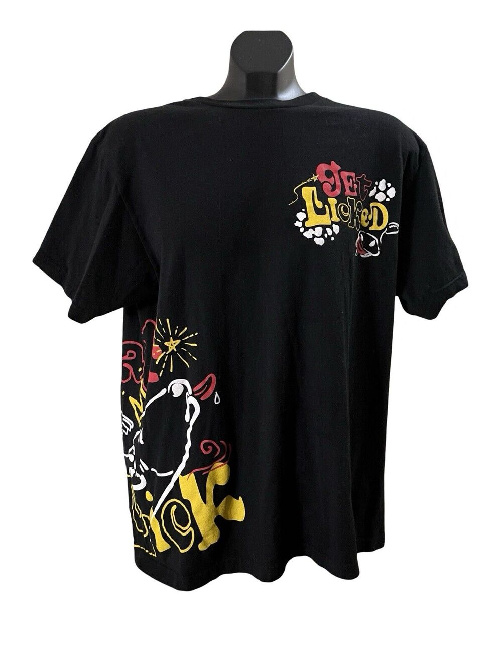 The Salt Lick “Get Licked” Graphic T-Shirt Black Large
